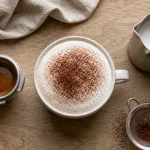 Cappuccino recette maison : espresso, lait chaud et mousse à la cuillère