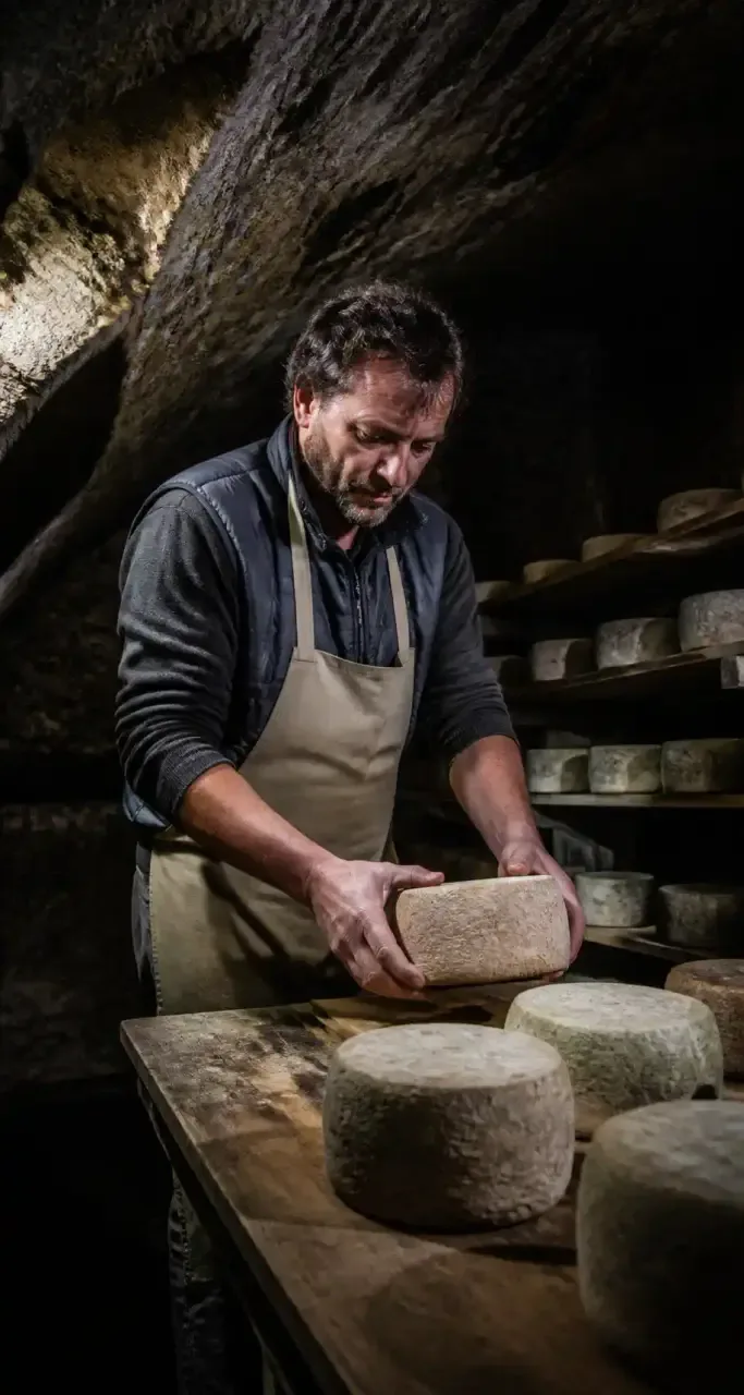 Fromager affineur en cave