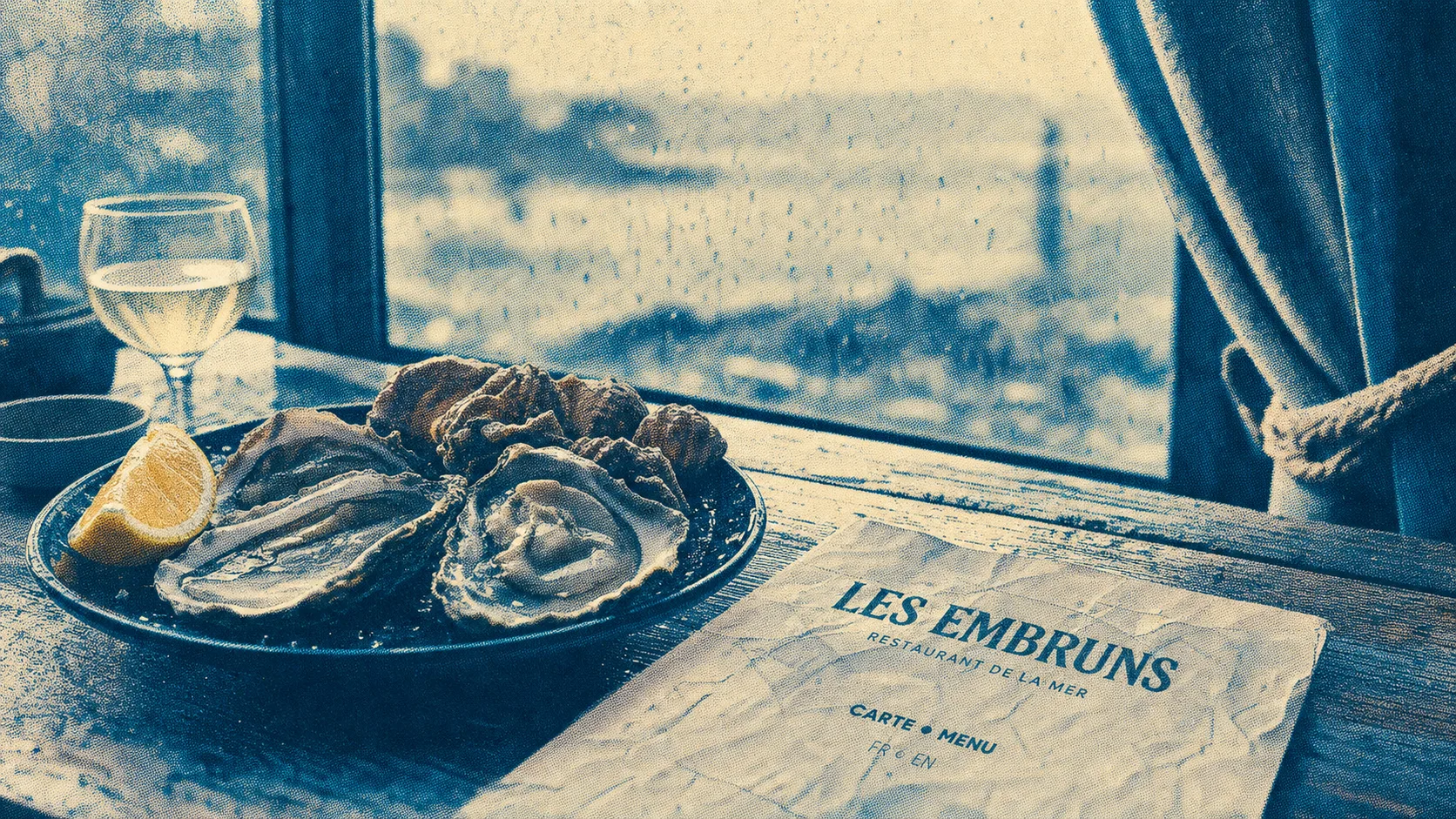 Les embruns restaurant : fruits de mer et embruns à Brest, Plougasnou