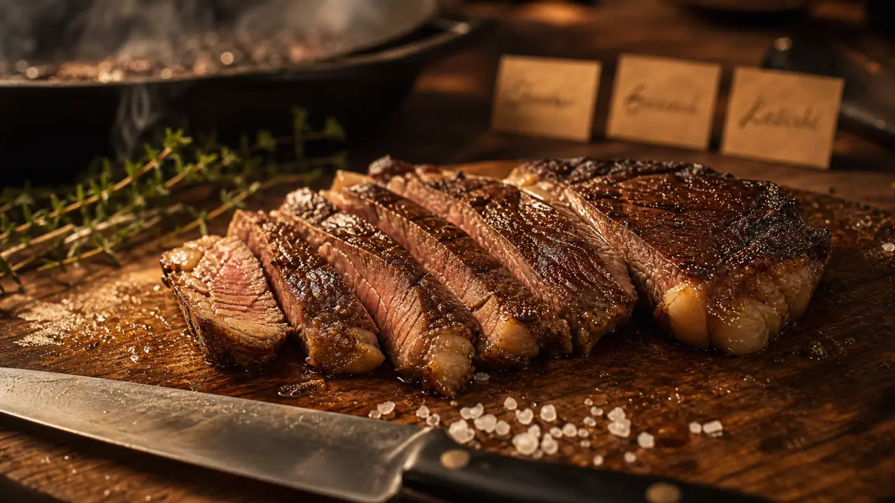 Meilleures viandes du monde : Wagyu Kobe Angus Galice, persillage et jus