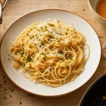 pate aux oeuf recette express 15 minutes, spaghettis aux oeufs crémeux