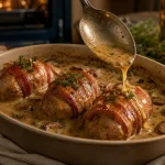 Paupiette de veau au four temps de cuisson : viande fondante
