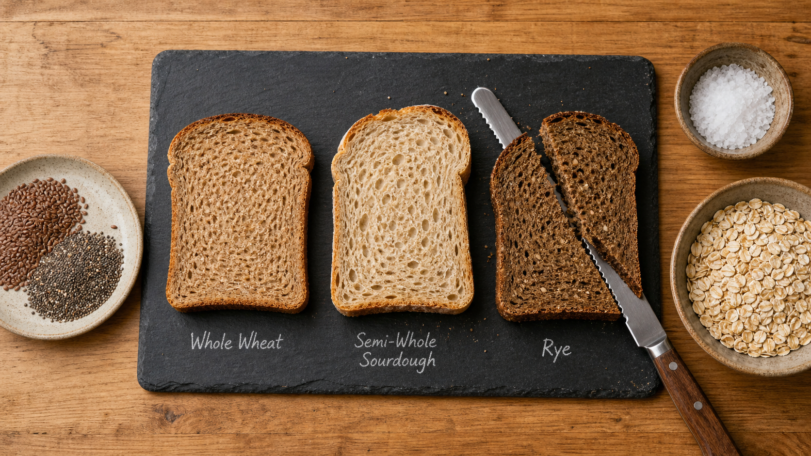 Quel pain manger : pain complet, levain et seigle pour fibres quotidiennes