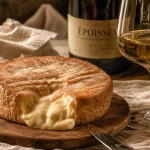 Quel vin avec le fromage epoisses : Époisses à croûte lavée avec verre de vin blanc de Bourgogne