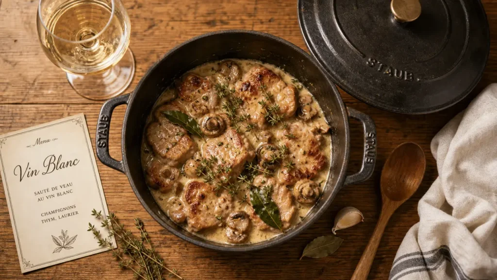 Quelle viande cuisiner avec du vin blanc ? Volaille, veau, porc et lapin