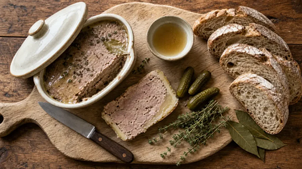 Pâté de campagne maison : 160°C au bain-marie et 48 h de repos pour un moelleux net
