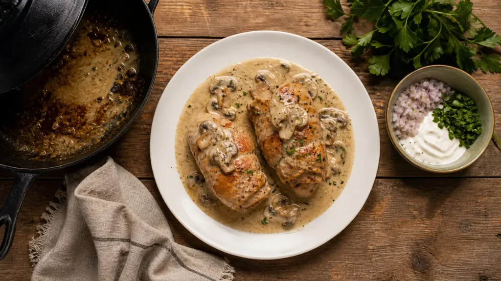 Paupiettes de poulet à la crème : la méthode pour une viande fondante et une sauce onctueuse