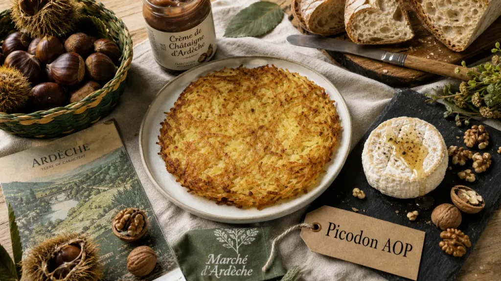 Châtaigne, picodon et crique : que goûter en Ardèche sur les marchés ?