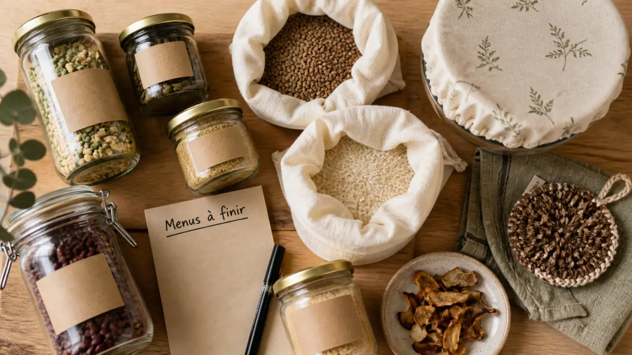 Cuisine zéro déchet : bocaux et restes, compost et épluchures au four