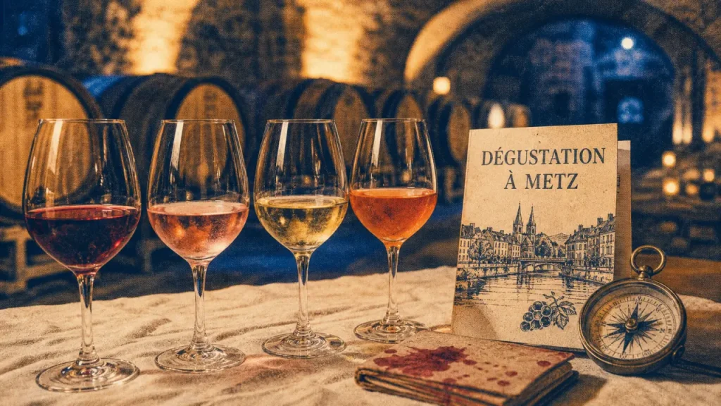 Dégustation de vin à Metz : 2 heures, 6 vins et le bon format selon votre niveau