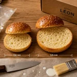 Fournisseur pain burger artisanal : pains burger dorés, 4 goûts