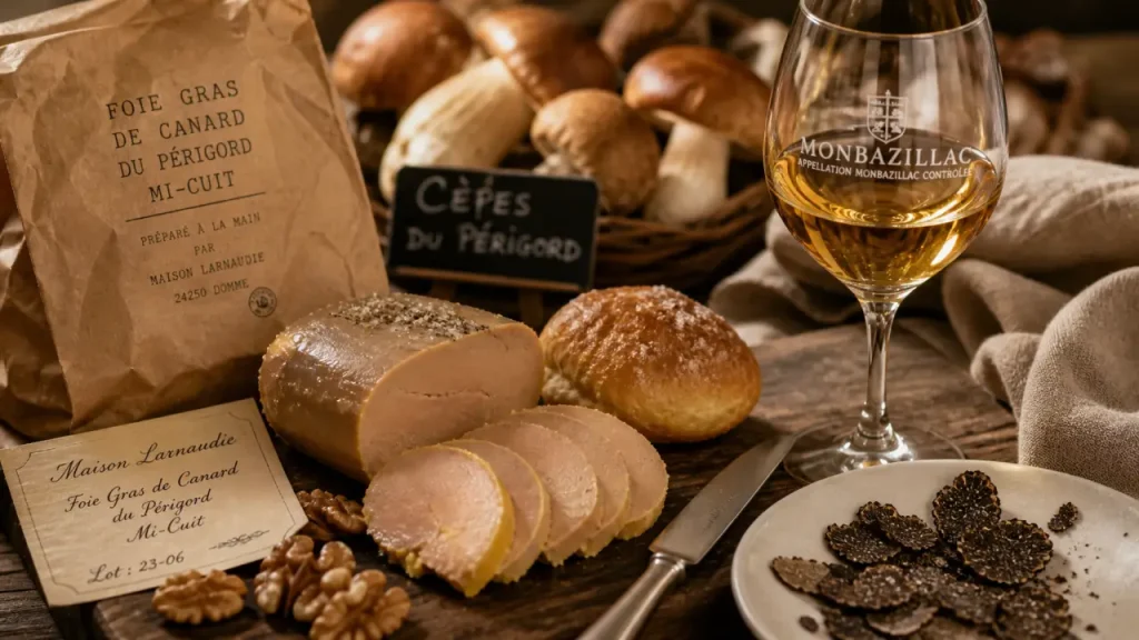 La gastronomie de Dordogne se goûte entre truffe d’hiver, noix AOP et marchés de producteurs