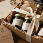 Panier gourmand idées cadeaux en coffret prêt à offrir