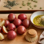 Pomme de terre rouge utilisation : cuisson à 200 °C, peau fine