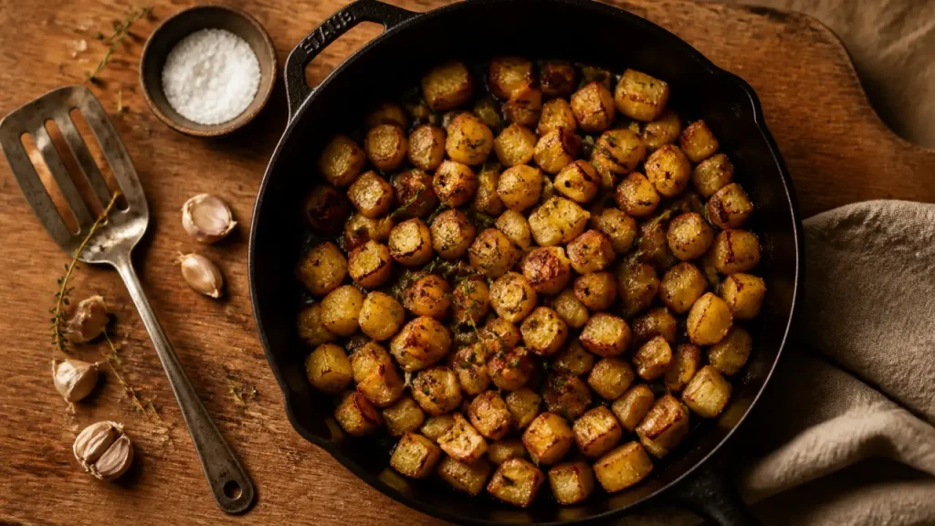 Pommes de terre sautées croustillantes : la méthode simple pour les dorer en 20 min