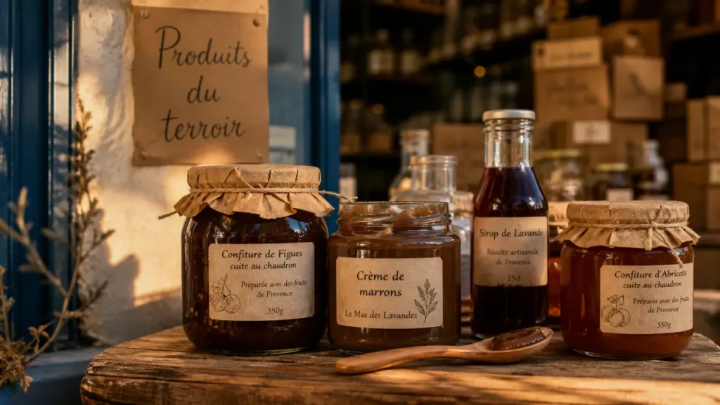 Provence Gourmande à Cuers : confitures au chaudron, fruits locaux et boutique de produits du terroir