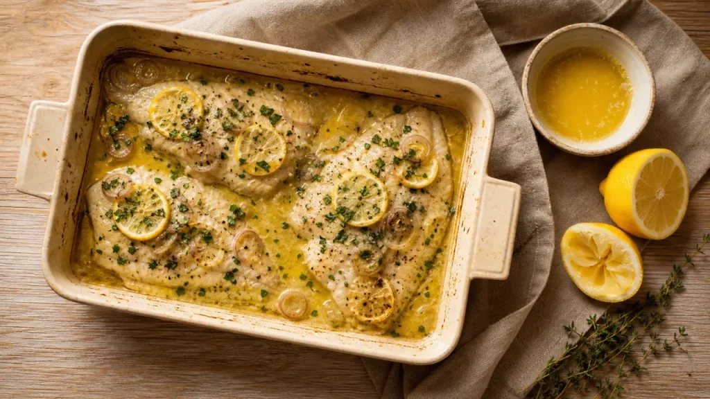 Limande au four à 180°C : citron, beurre et cuisson sans la dessécher