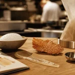 Innovation culinaire : textures modifiées en cuisine professionnelle, mousse et tuile