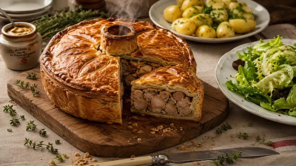 Pâté chaud grand-mère : une pâte dorée, une farce moelleuse et 12 heures de marinade