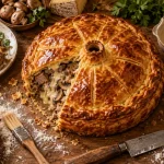 Recette de la gouline : tourte angevine et sauce à la tomme