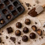 Recette petit chocolat maison facile : petits chocolats brillants sans bulles
