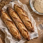 Recettes baguette tradition : baguette maison à 250°C avec vapeur